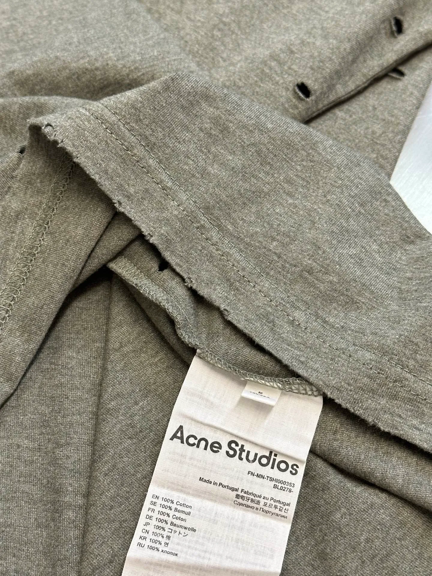 Acne Studios ， Acne Studios ， Gray ， 。 ， ， x 。 ， ， ， 。 size：s m l xl